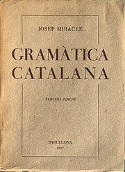 Gramàtica catalana av Josep Miracle