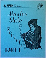 Master Slate Secrets, Part I – tekijä: Al…