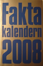 Faktakalendern 2008 par Britt Gynther