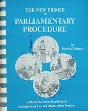 The new primer in parliamentary procedure:…