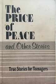 The Price of Peace por Mary R. Zook