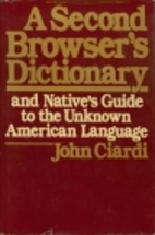 A Second Browser's Dictionary and Native's…