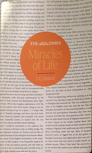 Miracles of Life by J G Ballard