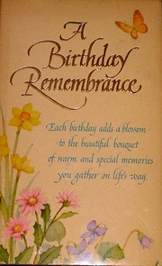A Birthday Remembrance – tekijä: Donald…
