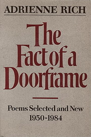 The Fact of a Doorframe: Poems Selected and…