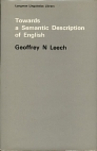 Towards a semantic description of English by…