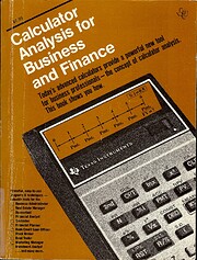 Calculator Analysis for Business and Finance…