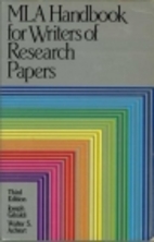 MLA Handbook for Writers of Research Papers…