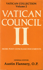 Vatican Council II: More Postconciliar…