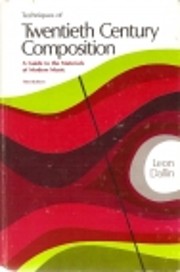 Techniques of Twentieth Century Composition:…