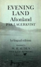 Evening Land by Pär Lagerkvist