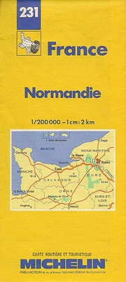 Michelin Normandie (Normandy), France Map…