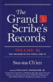 The Grand Scribe's Records, Volume XI: The…
