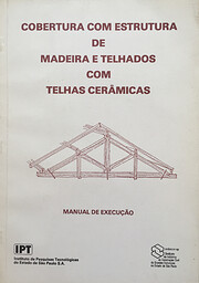 Cobertura com estrutura de madeira e…