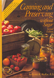 Canning and Preserving Without Sugar af R.…