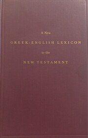 New Greek-English Lexicon por George Ricker…