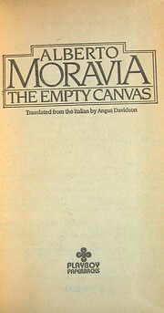 The Empty Canvas de Alberto Moravia