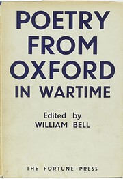 Poetry from Oxford in wartime de William…