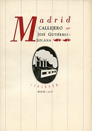 Madrid callejero por José Gutiérrez-Solana