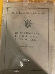 Report upon the burial place of Roger…