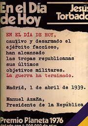 En el dia de hoy: Novela (Autores espanoles…