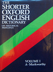 The Shorter Oxford English Dictionary…