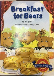 Breakfast for Bears de Ed Jolie