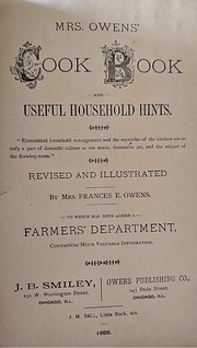 Mrs. Owens' cook book and useful household…