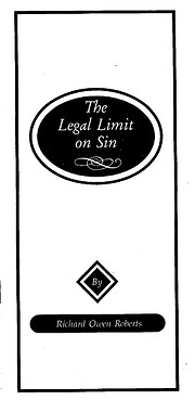 Legal Limit on Sin, The by Richard Owen…