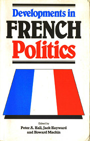 Developments in French Politics von Peter A.…