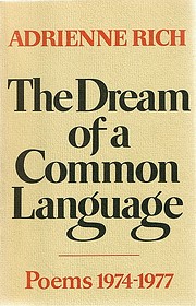 The Dream of a Common Language de Adrienne…