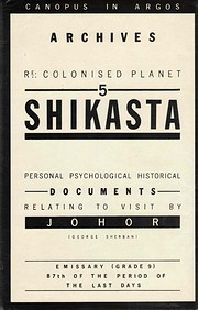 Shikasta: Re-colonised Planet 5 (Canopus in…