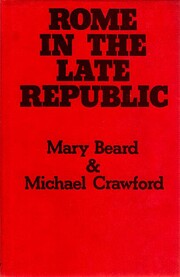 Rome in the Late Republic af Mary Beard