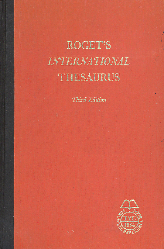 Roget's International Thesaurus by Peter Mark Roget LibraryThing