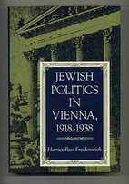 Jewish Politics in Vienna, 1918-1938 (Modern…