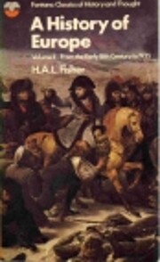 A history of Europe: volume II: from the…