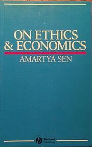 On Ethics and Economics – tekijä: Amartya…