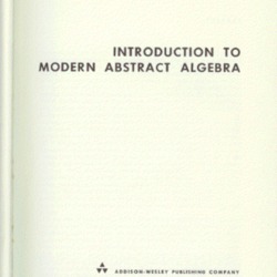 Introduction to Modern Abstract Algebra