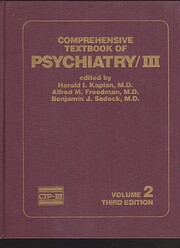 Comprehensive textbook of psychiatry, II de…