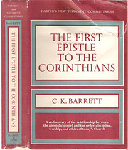 The First Epistle to the Corinthians…