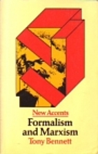 Formalism and Marxism by Tony Bennett