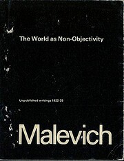 The world as non-objectivity: Unpublished…