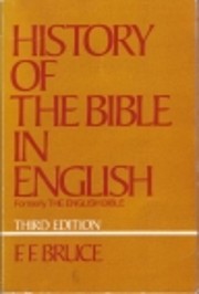 History of the Bible in English av F.F.…