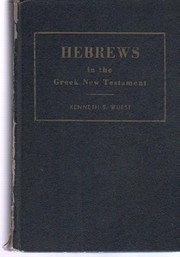 Hebrews in the Greek New Testament for the…