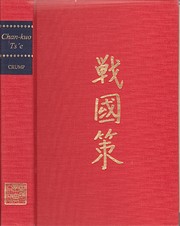 Chan-kuo Ts'e (Michigan Monographs in…