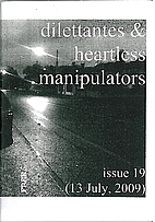 Dilettantes & heartless manipulators #10 by…