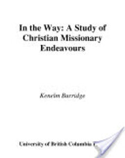 In the Way: A Study of Christian Missionary…