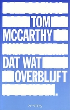 Remainder by Tom McCarthy