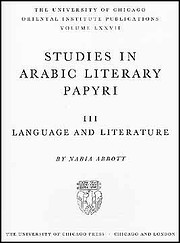 Studies in Arabic Literary Papyri. Volume…