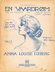 Til Synnøve Schnitler, En vaardrøm, Reve…